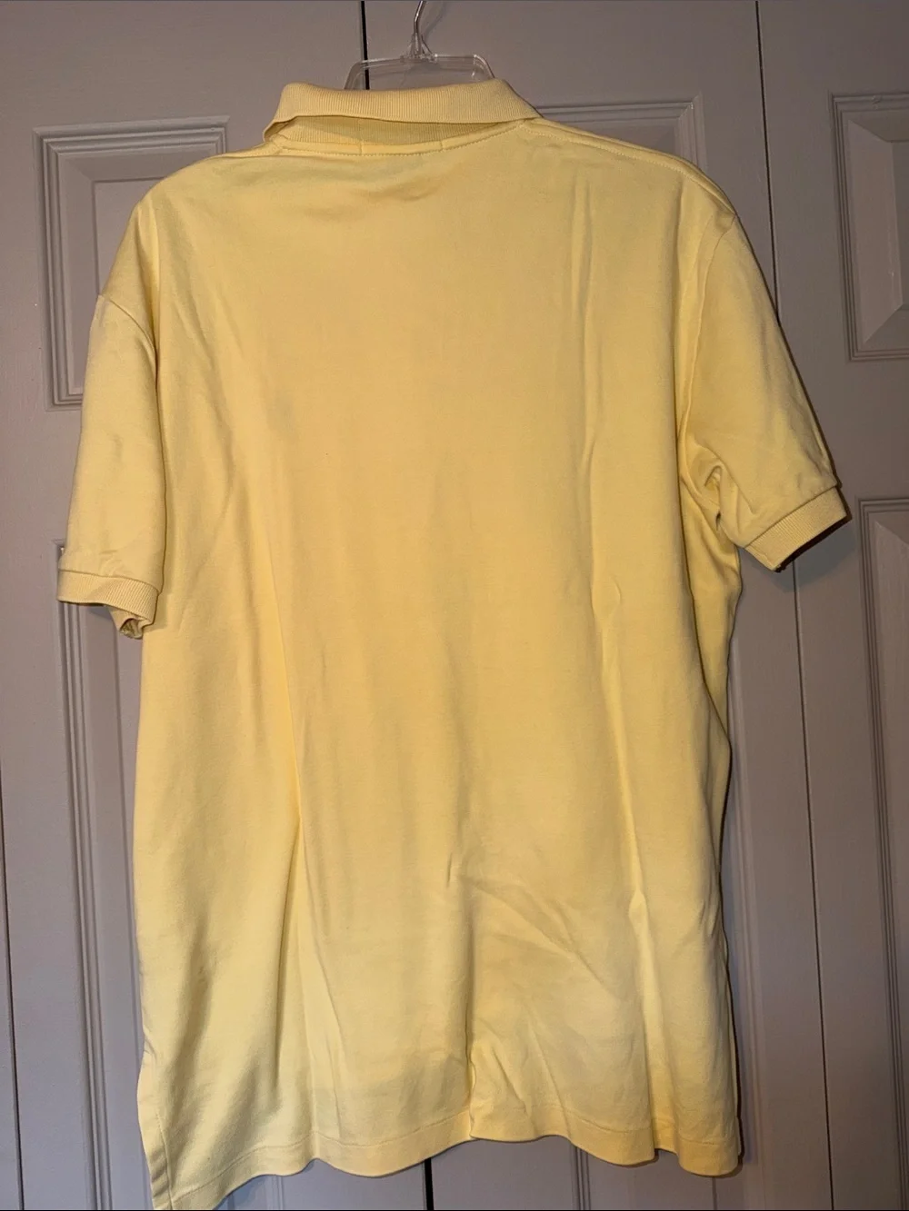 Polo Ralph Lauren Classic Fit Yellow Cotton Short Sleeve Polo Shirt Men's Medium